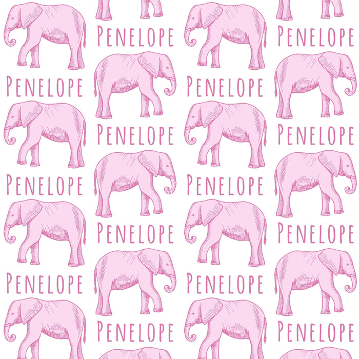 Sugar + Maple Personalized Bib | Elephant