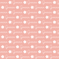 Sugar + Maple Personalized Towel | Repeating Name with Icon