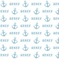 Sugar + Maple Plush Minky Fleece Personalized Blanket | Anchor