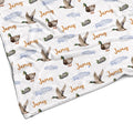 Sugar + Maple Plush Minky Fleece Personalized Blanket | Many Mallards