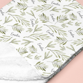 Sugar + Maple Sherpa-Lined Personalized Blanket | Olive Branch