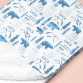 Sugar + Maple Sherpa-Lined Personalized Blanket | Woodland