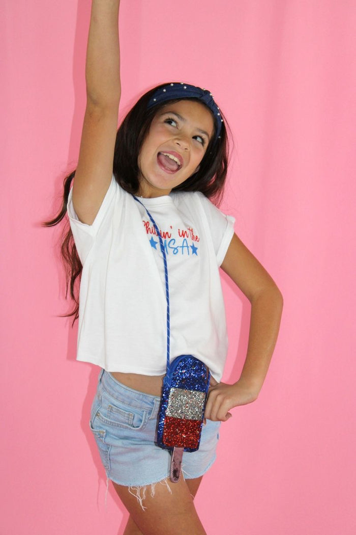 Sweet Soul Chillin' In The Usa Embroidery Sleeveless Shirt