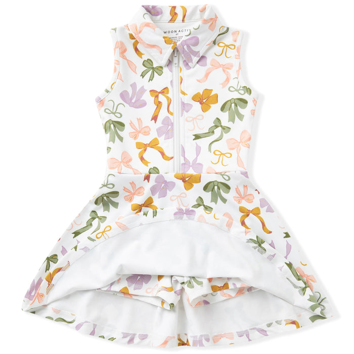 Swoon Active Bow Collar Tennis Dress