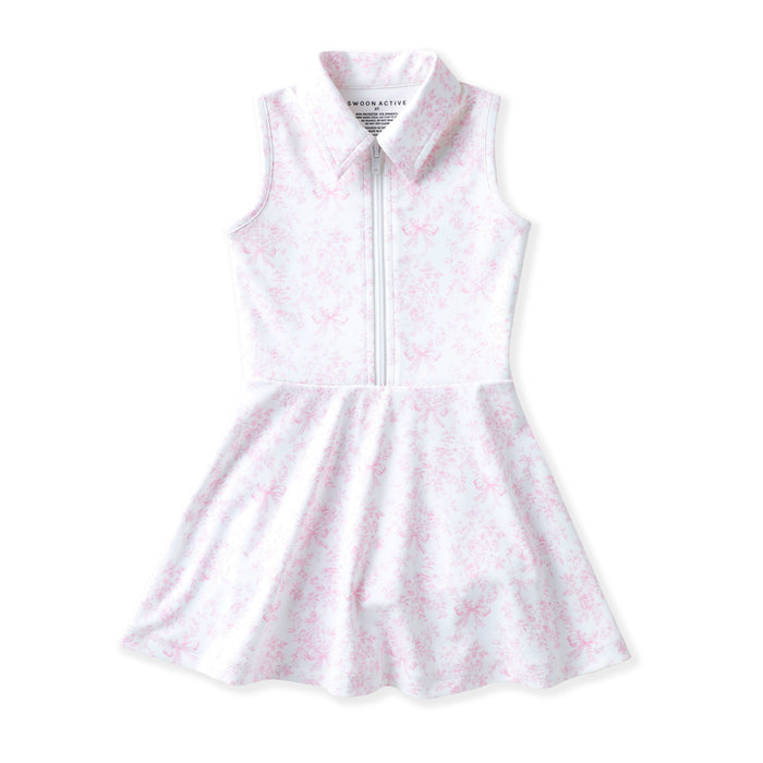 Swoon Active Pink Toile Tennis Dress