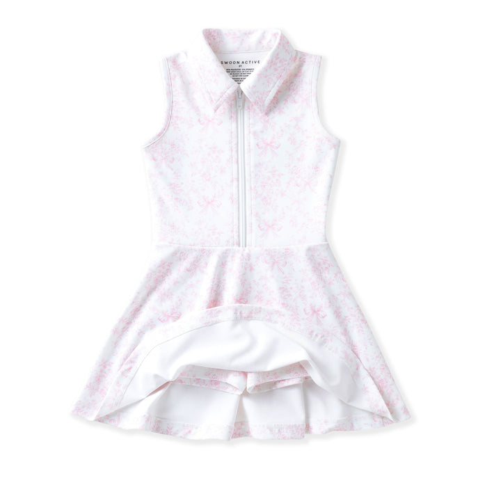 Swoon Active Pink Toile Tennis Dress