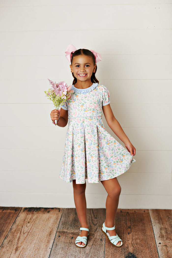 Swoon Baby Clothing Bunny Collection Pleat Dress
