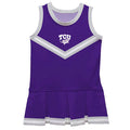 TCU Horned Frogs Vive La Fete Game Day Purple Sleeveless Cheerleader Dress