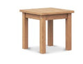Teak Square End Table 14"H