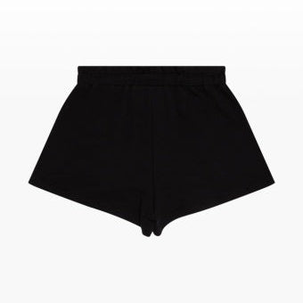 Tenly French Terry Paperbag Shorts Black | Black