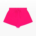 Tenly French Terry Paperbag Shorts Cerise | Cerise