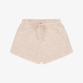 Tenly Hacci Jersey High Waist Drawstring Short | Ht Latte
