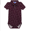 Texas A&M Aggies Vive La Fete Repeat Logo Maroon Short Sleeve Polo Onesie