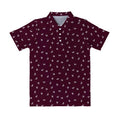 Texas A&M Aggies Vive La Fete Repeat Logo Maroon Short Sleeve Polo Shirt