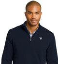 Big Red Palmetto 1/2-Zip Sweater-Navy
