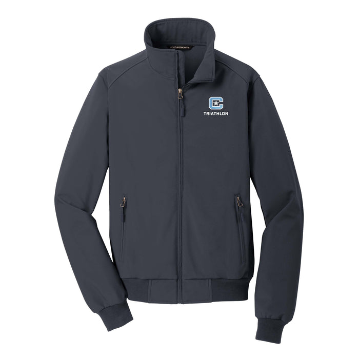 The Citadel, Club Sports - Triathlon, Soft Shell Bomber Jacket - Battleship Grey