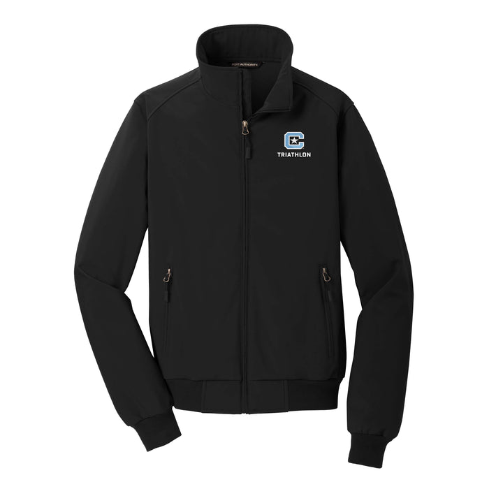 The Citadel, Club Sports - Triathlon, Soft Shell Bomber Jacket - Black