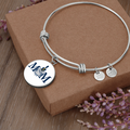 The Citadel, Mom, Spike, White, Circle Bracelet
