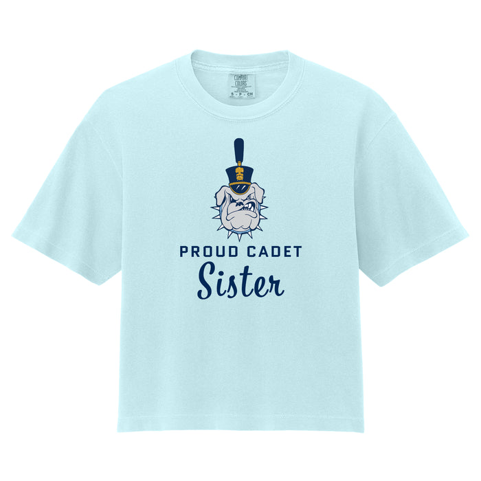 The Citadel, "Proud Cadet Sister," Comfort Colors® Women’s Heavyweight Boxy T-Shirt