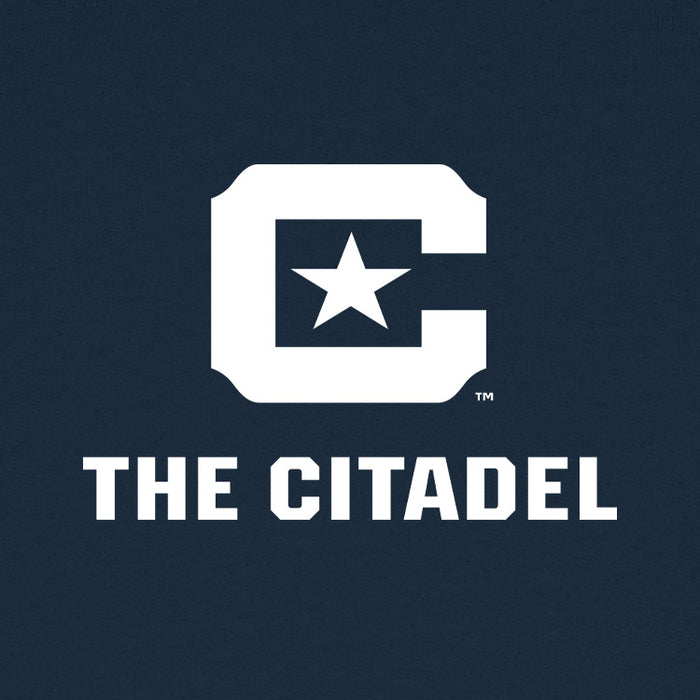 The Citadel, 3D Effect, C Star Logo, Stanley/Stella Unisex Changer 2.0 Crewneck Sweatshirt - Navy
