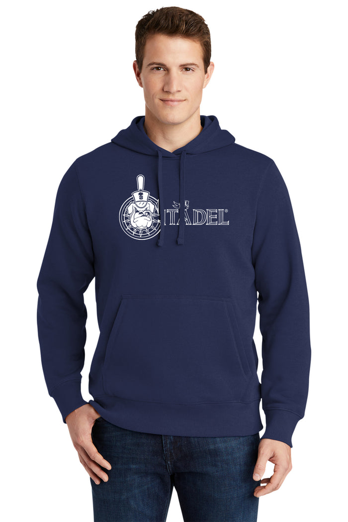 ST254- The Citadel Spike, Pullover Hooded Sweatshirt - Navy