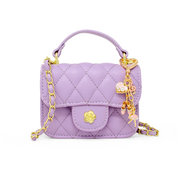 Tiny Quilted Ballet Charm Handbag
