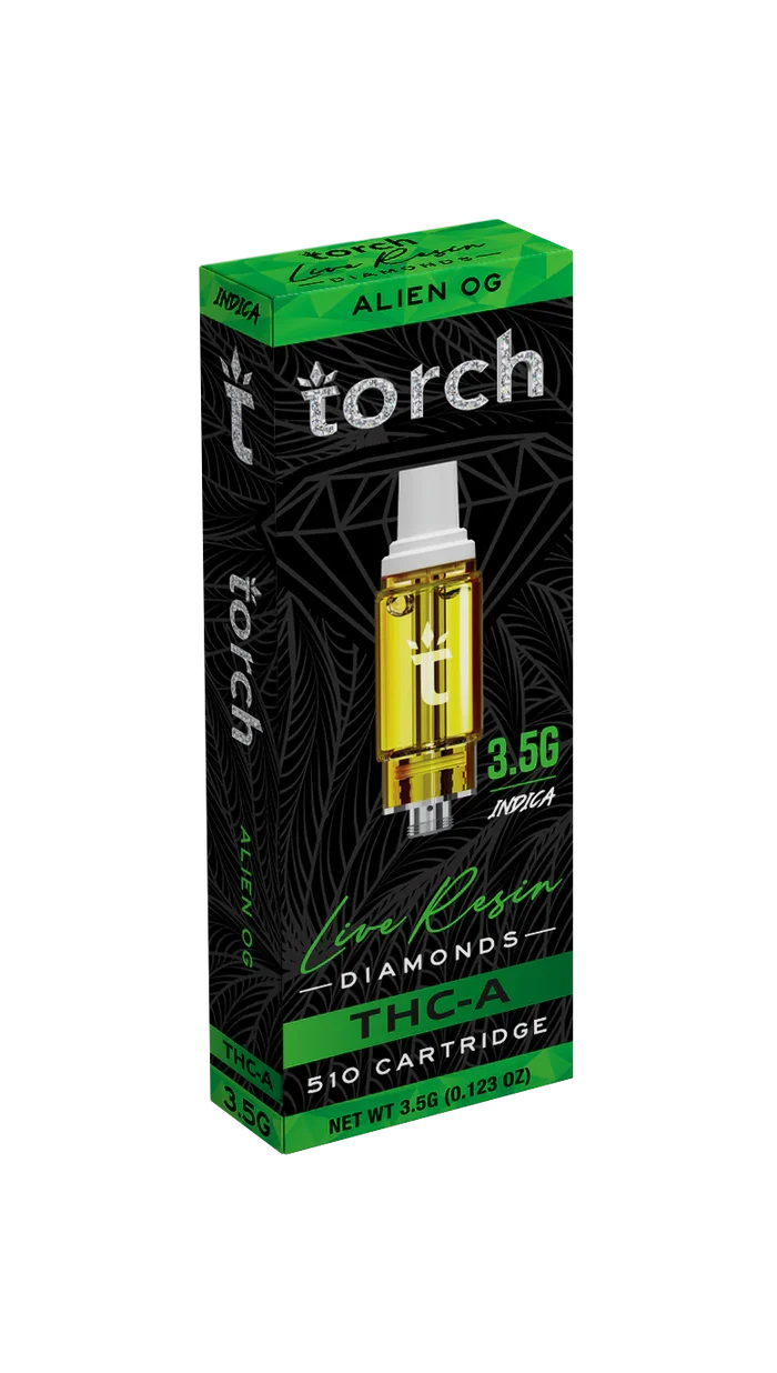Torch Hemp 3.5g Live Resin THC-A Cartridge (5ct)