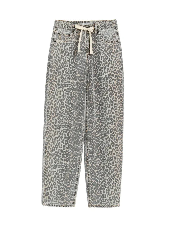 Tractr Leopard Print Slight Barrel |  Leopard