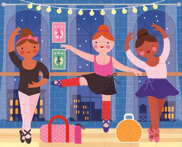 Two Sided Ballerina On-The-Go Puzzle