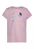 UA BURST DYE LOGO TEE PINK
