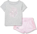 UA Printed Mesh Short Set Mod Gray