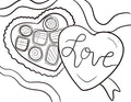 Valentine Chocolates Canvas