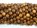 Vietnam Qinan Sandalwood Beads, 6mm(6.3mm) Round Beads, 25 Inch-BeadBasic