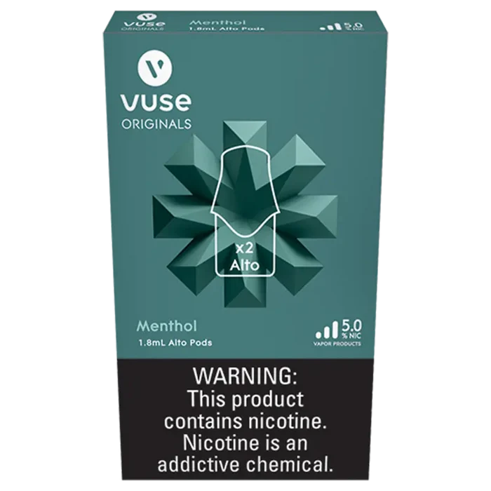 Vuse Alto 1.8mL 5.0% Pods 2ct (5pk) Disposable Nicotine