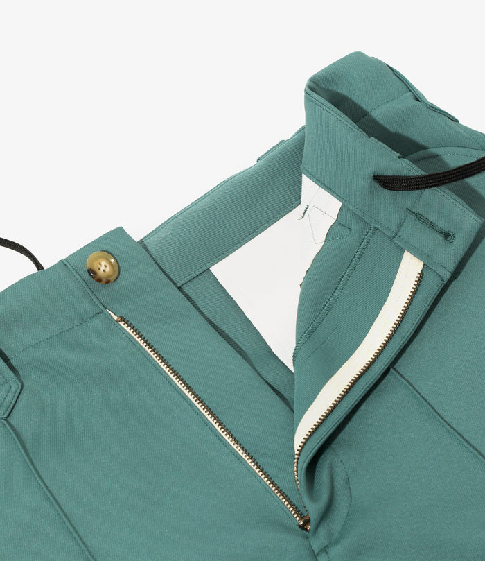 Western Leisure Pant - Green - Poly Twill