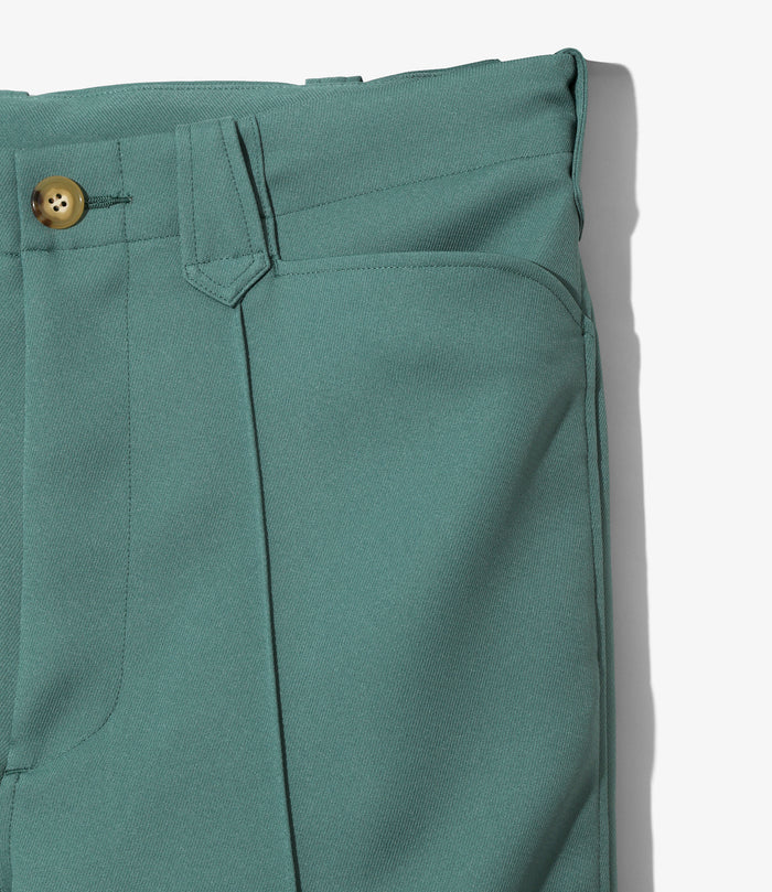 Western Leisure Pant - Green - Poly Twill